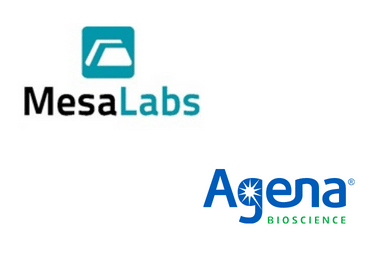 Mesa Labs Agena Bioscience logos